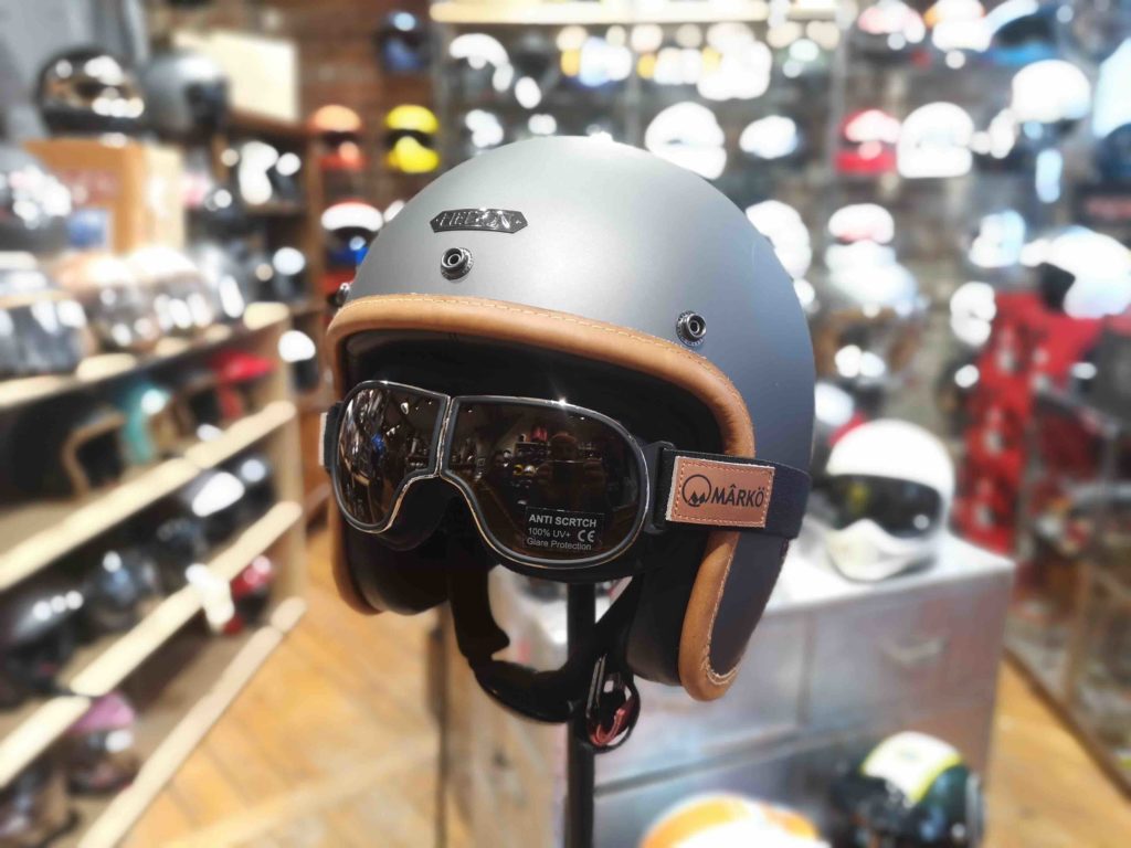 casque moto vintage