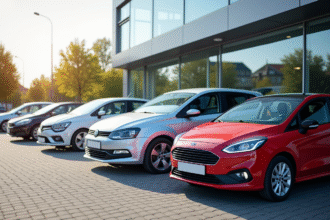 Concession de voitures d'occasion en Allemagne avec voitures compactes