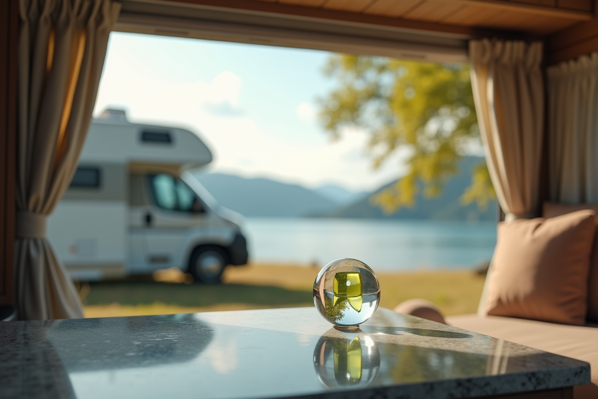 camping-car niveau